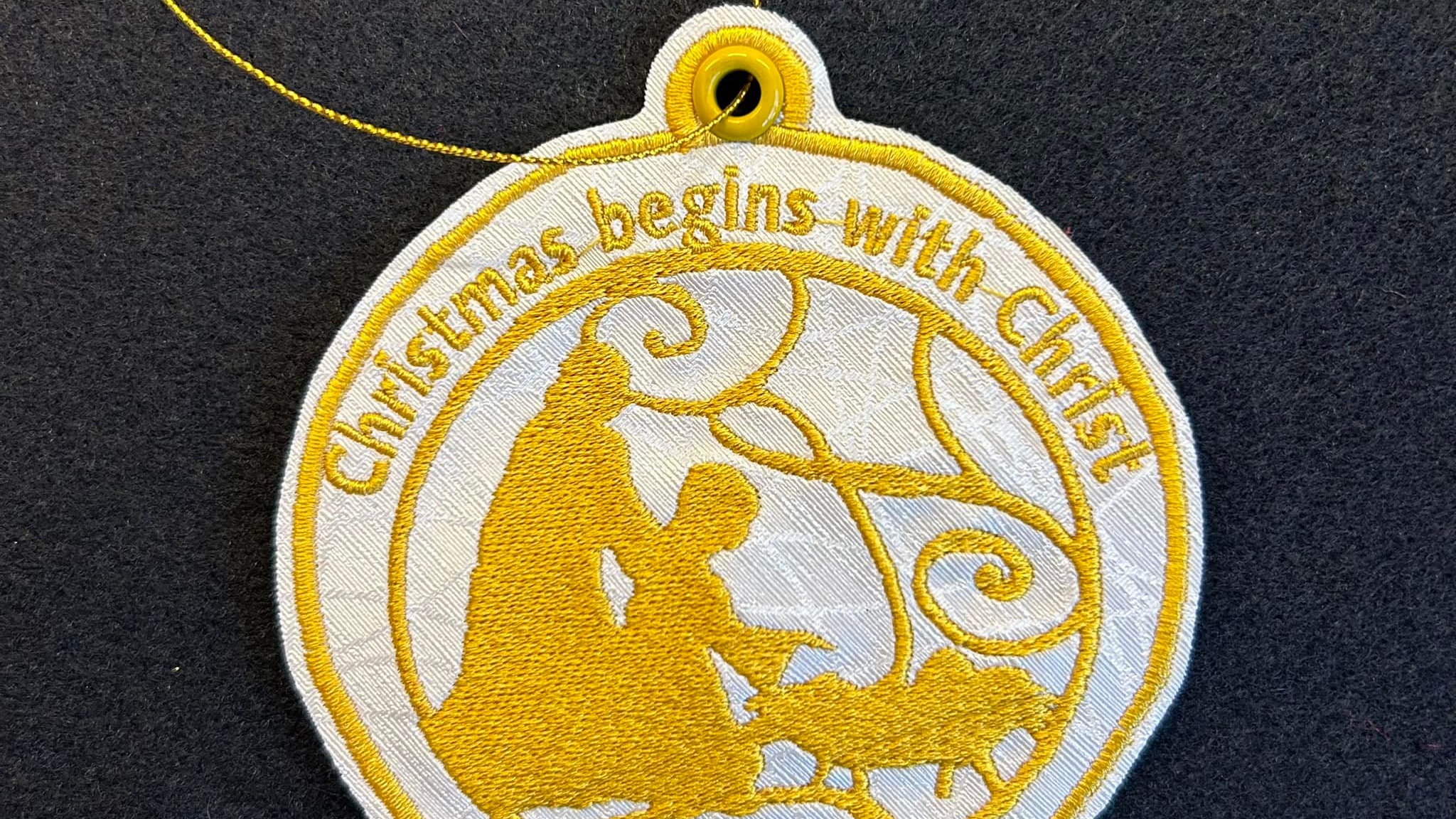 SewSimple christmas tree ornament