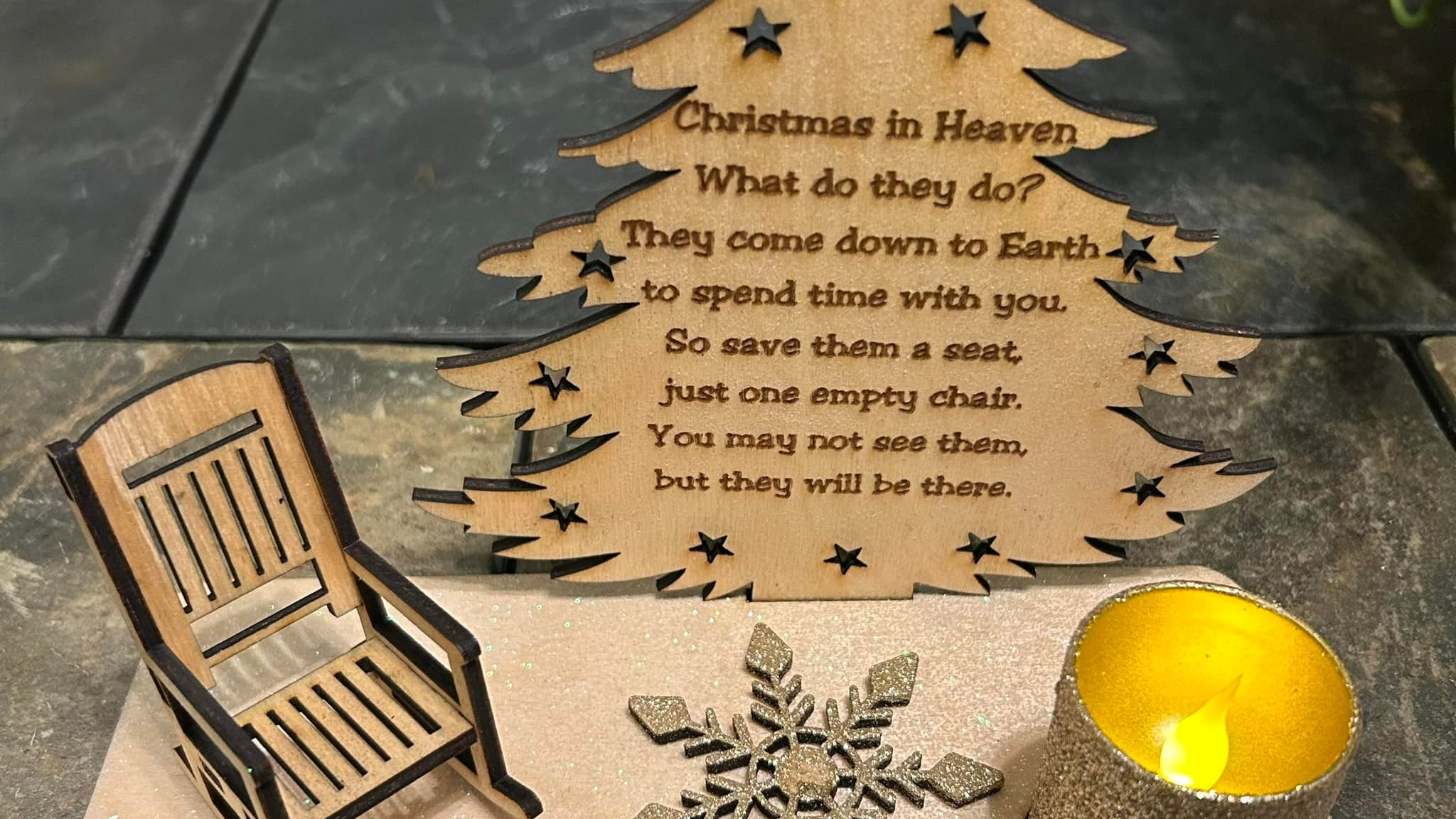 SewSimple laser engraved decoration