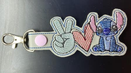 SewSimple stitch keychain